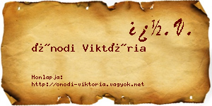 Ónodi Viktória névjegykártya